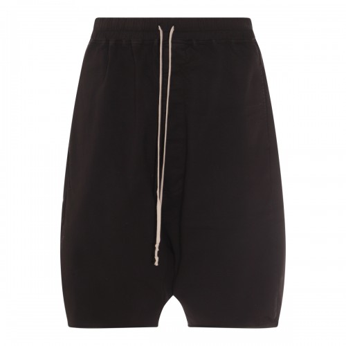 BLACK COTTON SHORTS