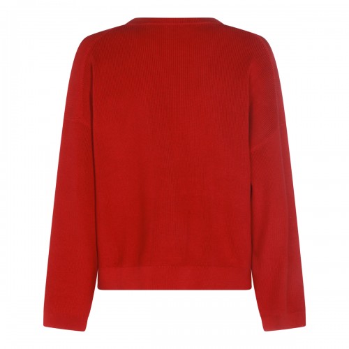 RED COTTON KNITWEAR