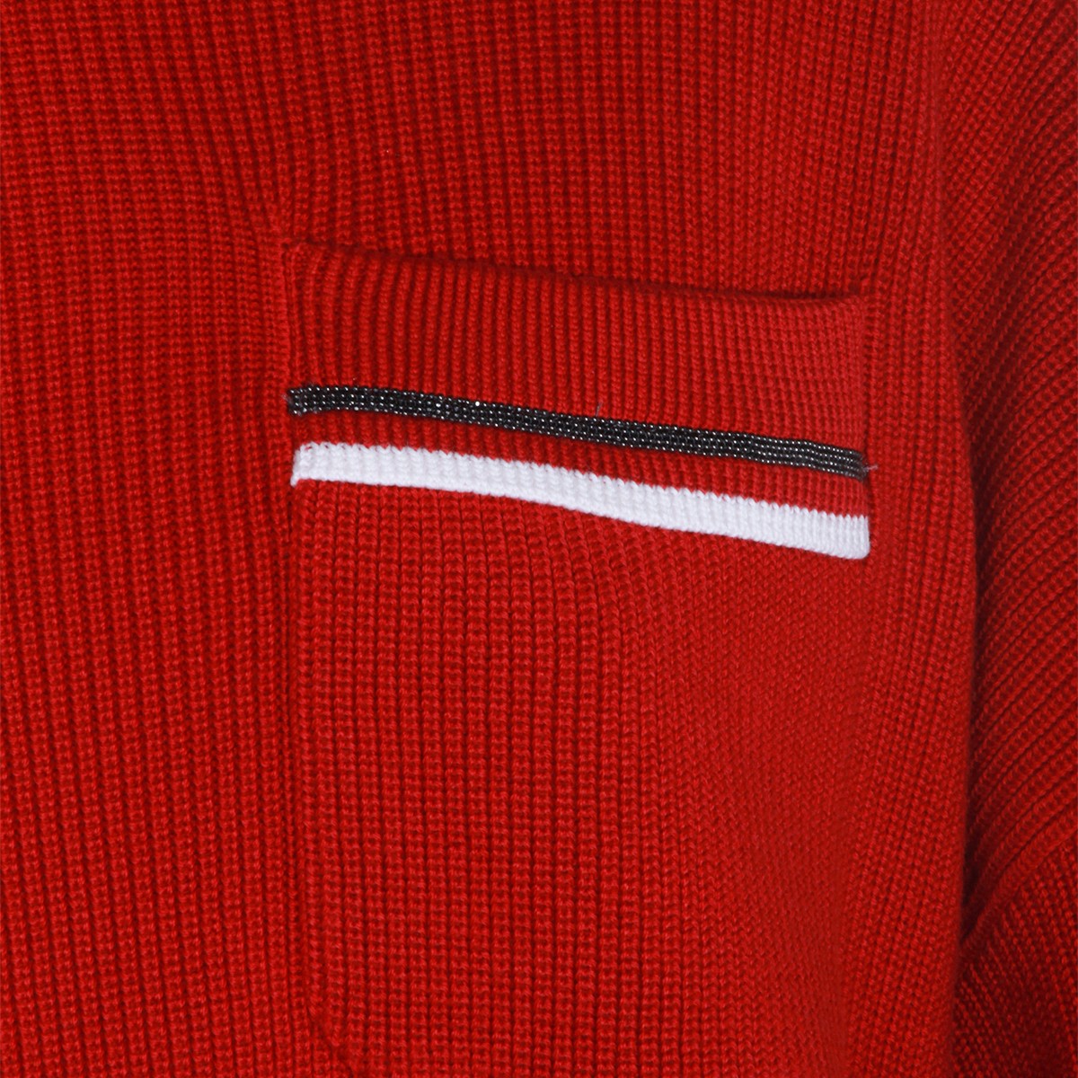 RED COTTON KNITWEAR