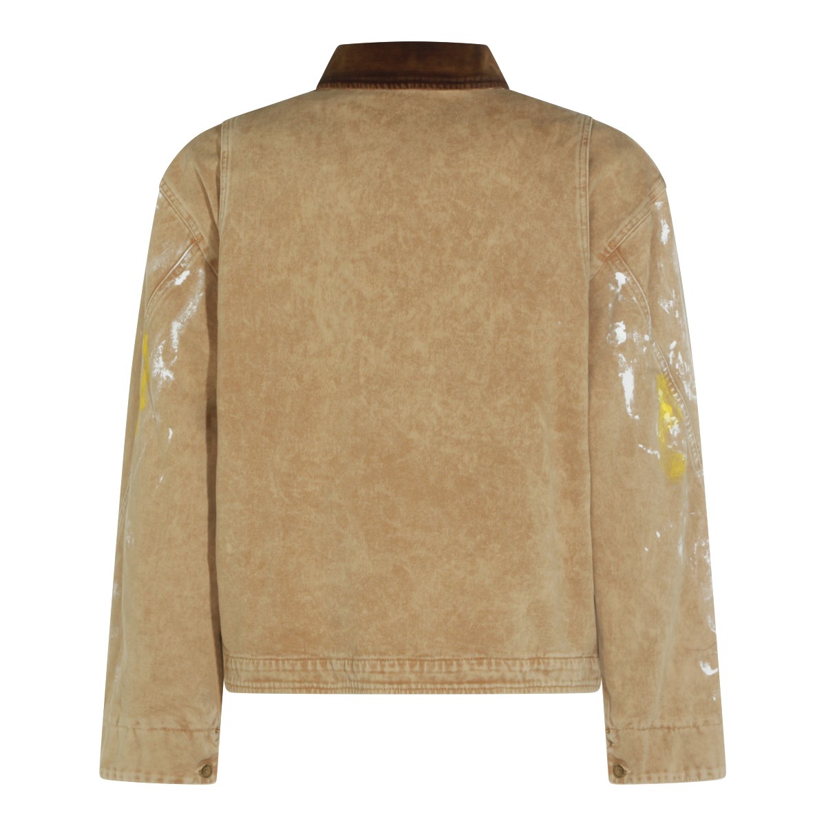 SAND LEATHER CASUAL JACKET