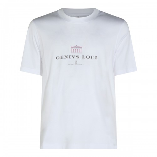 WHITE COTTON T-SHIRT