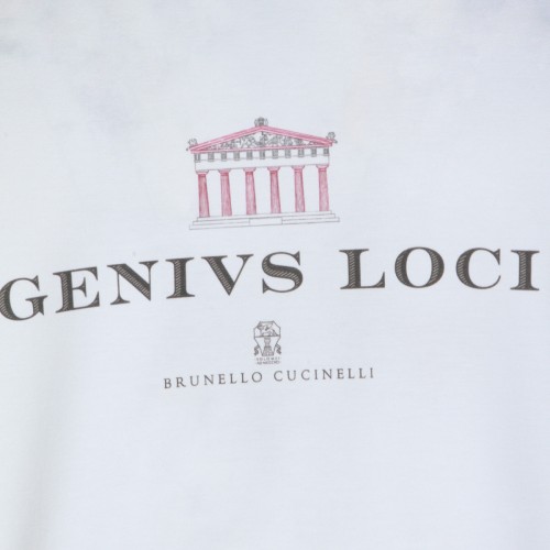 WHITE COTTON T-SHIRT