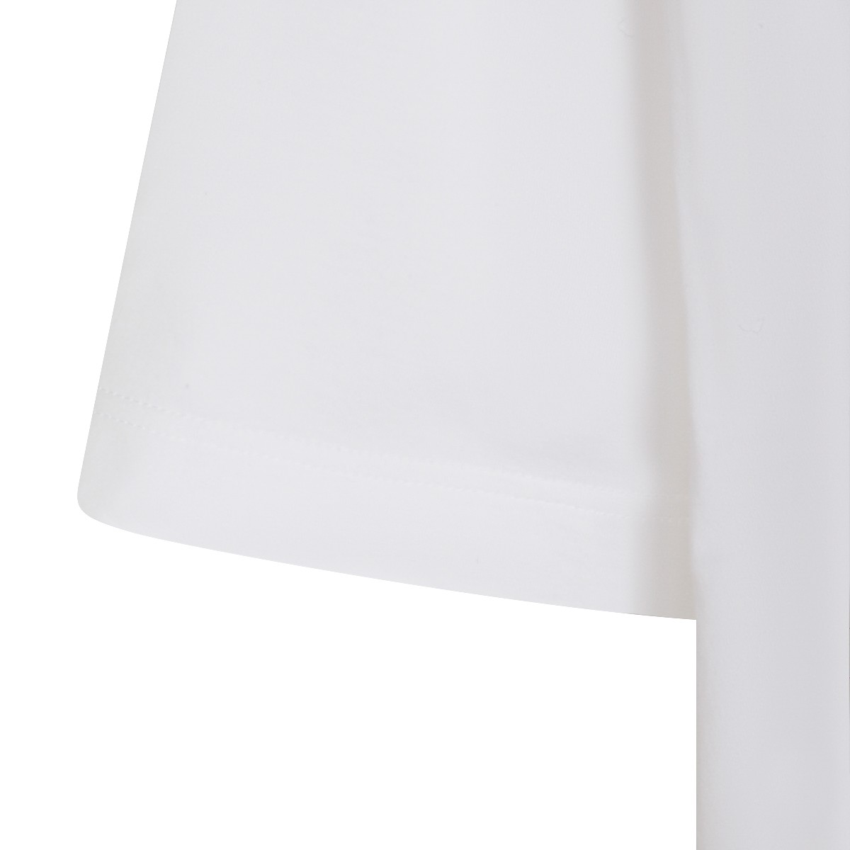 WHITE COTTON T-SHIRT