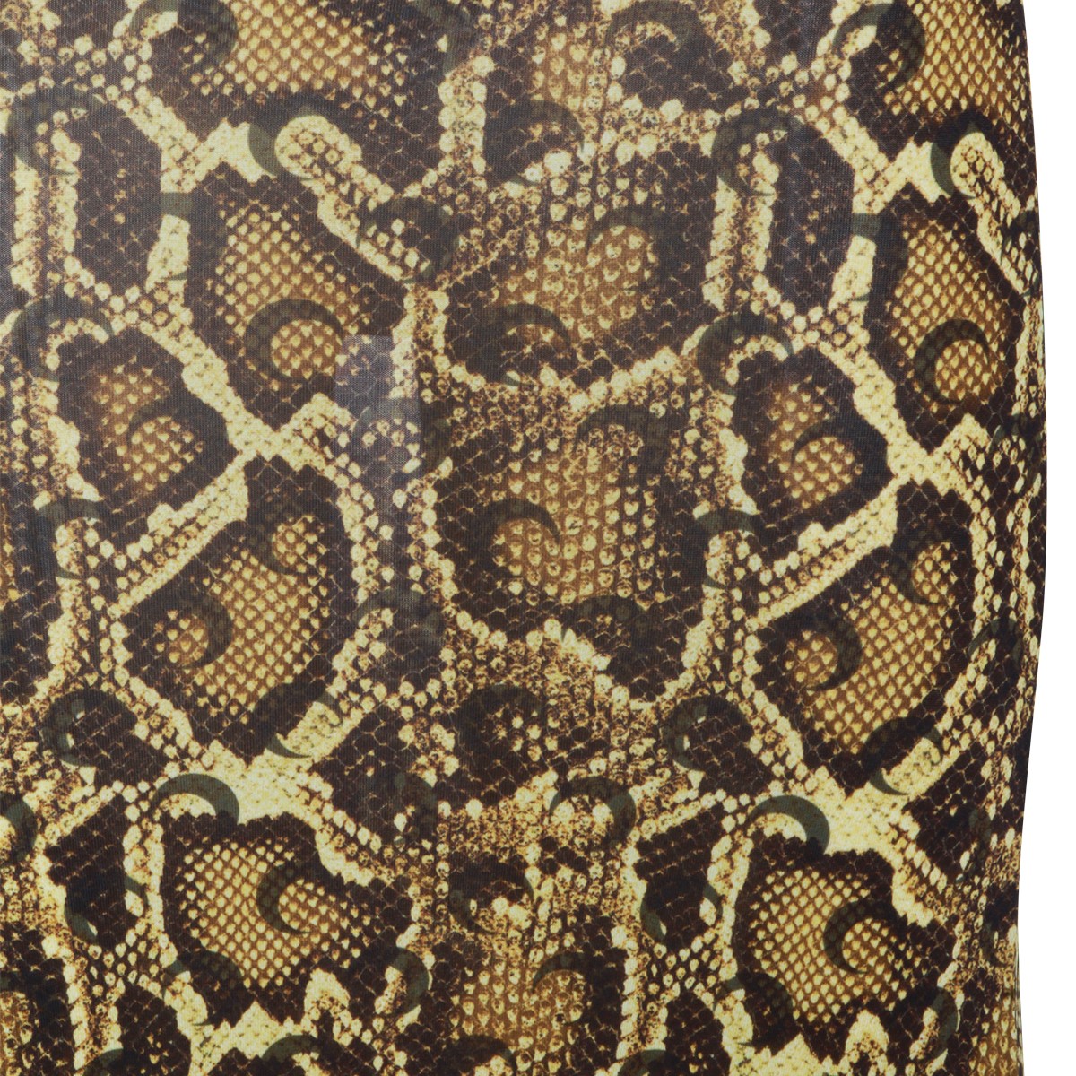 YELLOW VISCOSE DRESS