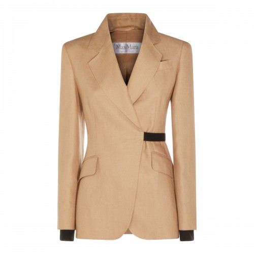 SAND LINEN MXSFIONDA BLAZER