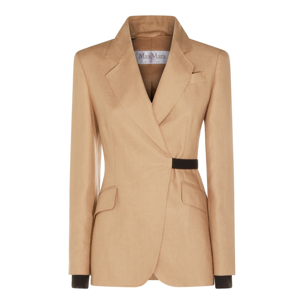 SAND LINEN MXSFIONDA BLAZER