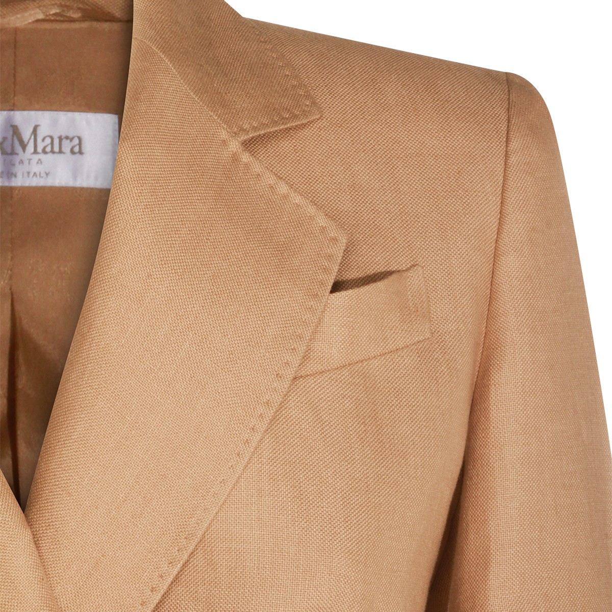 SAND LINEN MXSFIONDA BLAZER