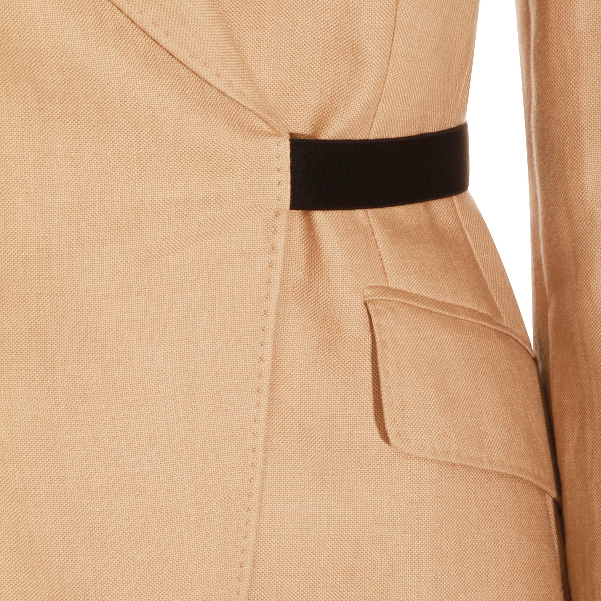 SAND LINEN MXSFIONDA BLAZER