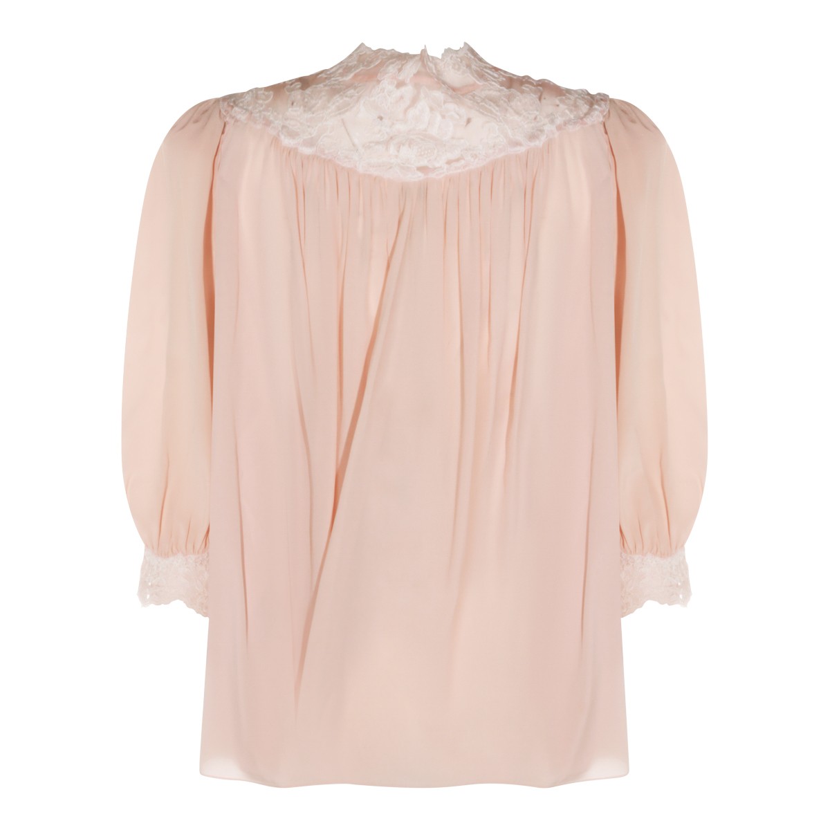 LIGHT PINK SILK TOP