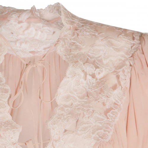 LIGHT PINK SILK TOP