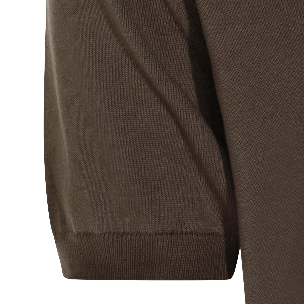 BROWN COTTON POLO SHIRT