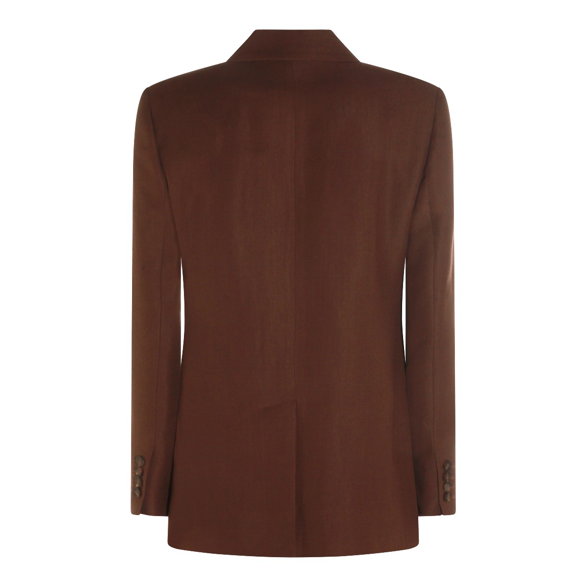 BROWN VISCOSE BLAZER