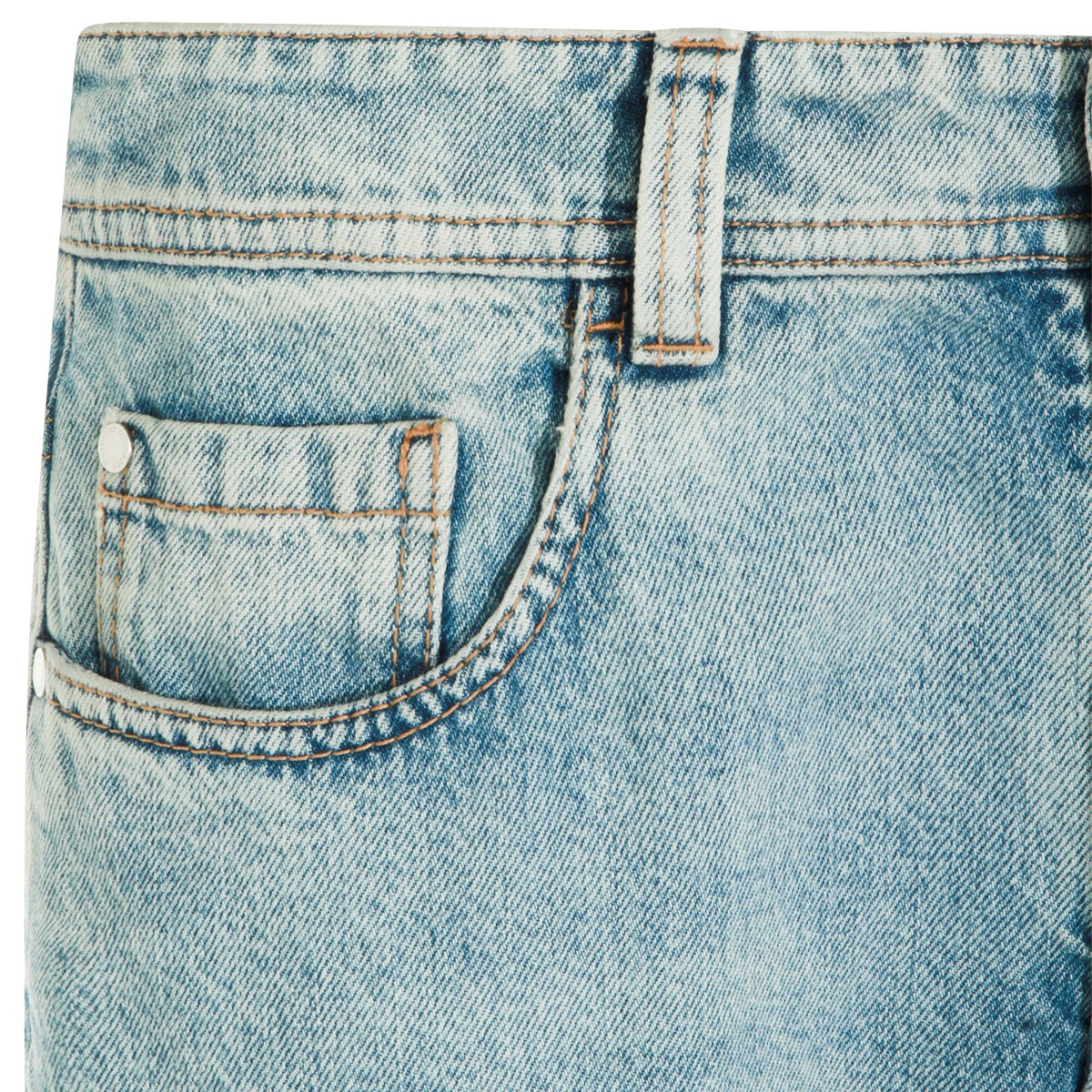 LIGHT BLUE COTTON JEANS