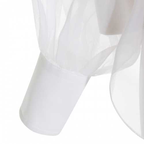 WHITE SILK SHIRT