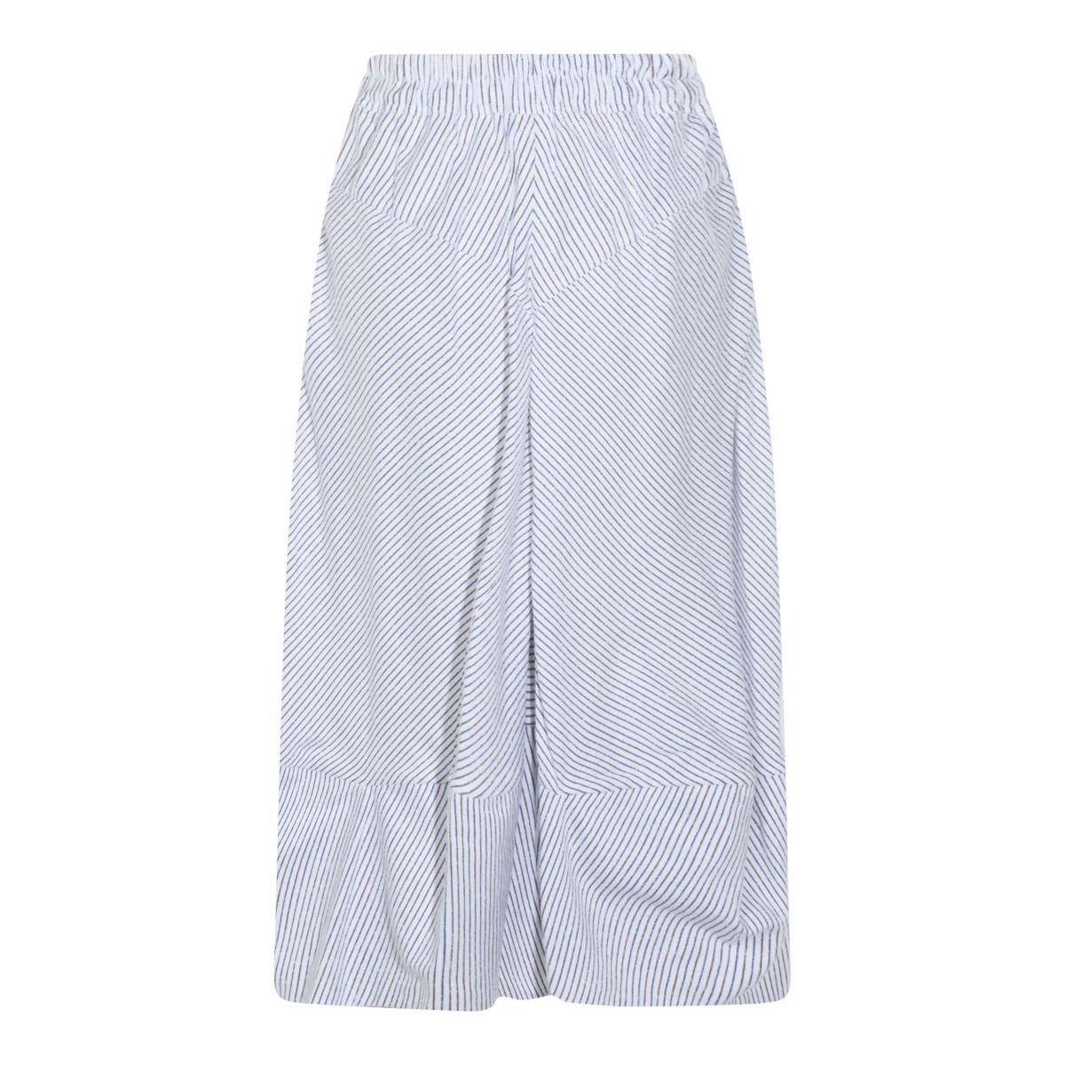 BLUE AND BROWN COTTON SKIRT