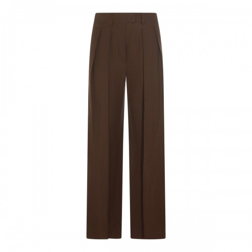 BROWN VISCOSE PANT