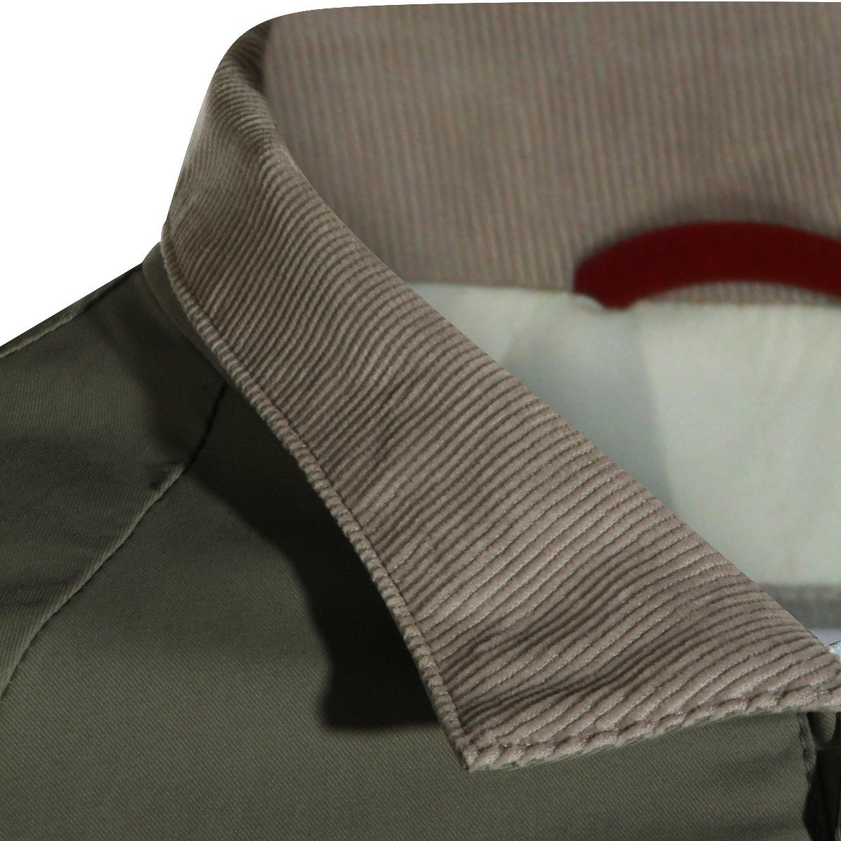 GREEN COTTON CASUAL JACKET