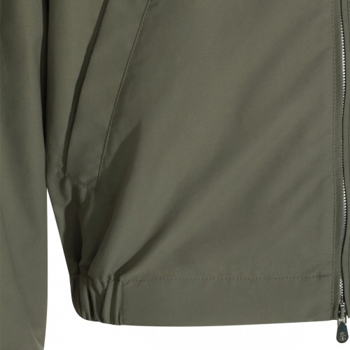 GREEN COTTON CASUAL JACKET