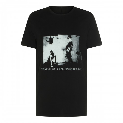 BLACK COTTON LEVEL T-SHIRT
