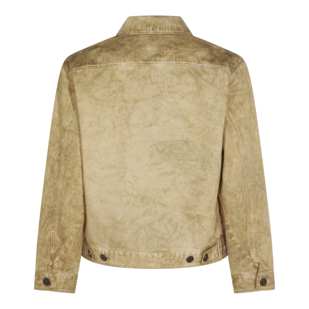 GREEN COTTON CASUAL JACKET