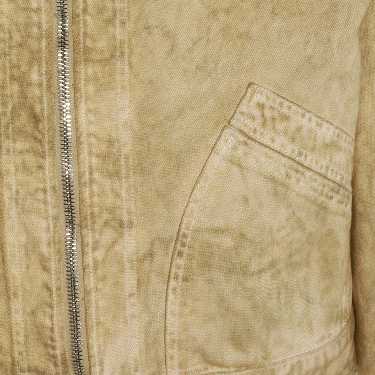 GREEN COTTON CASUAL JACKET