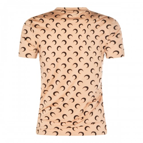 NUDE AND BLACK T-SHIRT