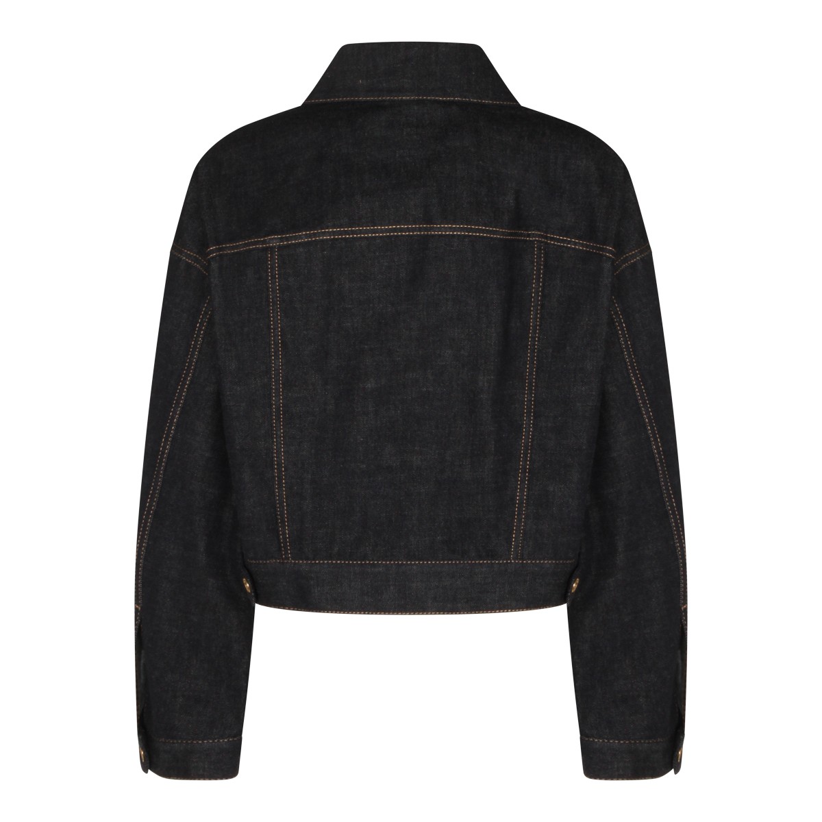 DARK BLUE COTTON DENIM JACKET
