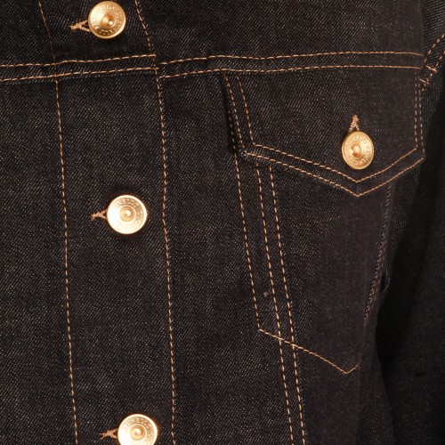 DARK BLUE COTTON DENIM JACKET