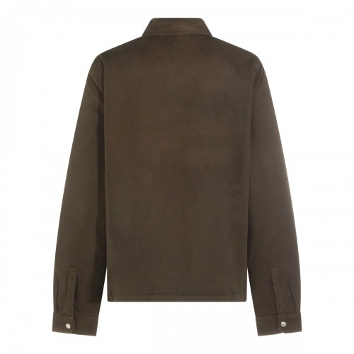 BROWN ZIPFRONT CASUAL JACKET 2