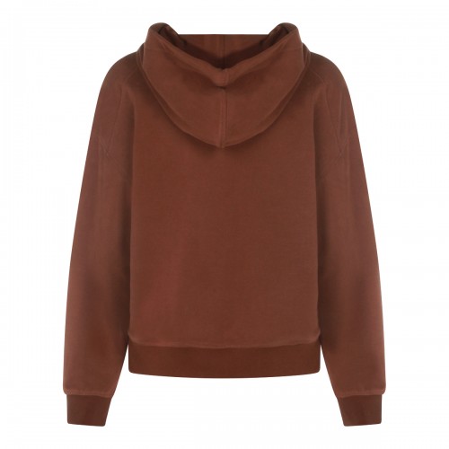 BROWN COTTON SWEATSHIRT 2