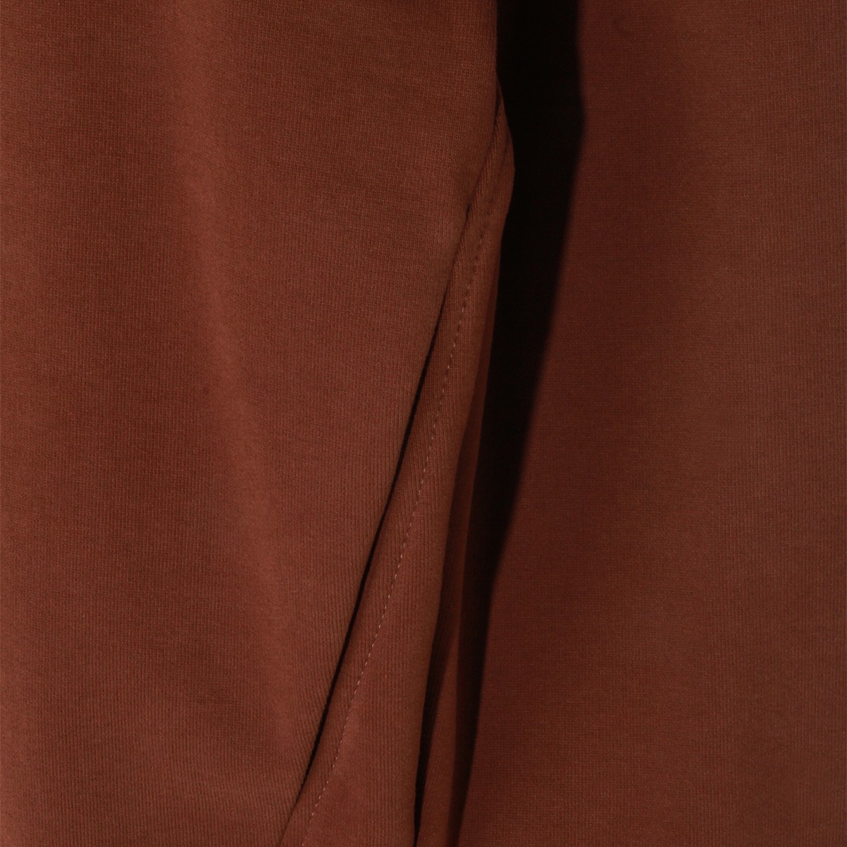 BROWN COTTON SWEATSHIRT