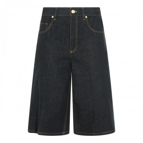 DARK BLUE COTTON SHORTS