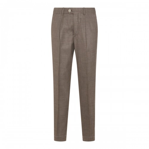 BROWN WOOL PANT