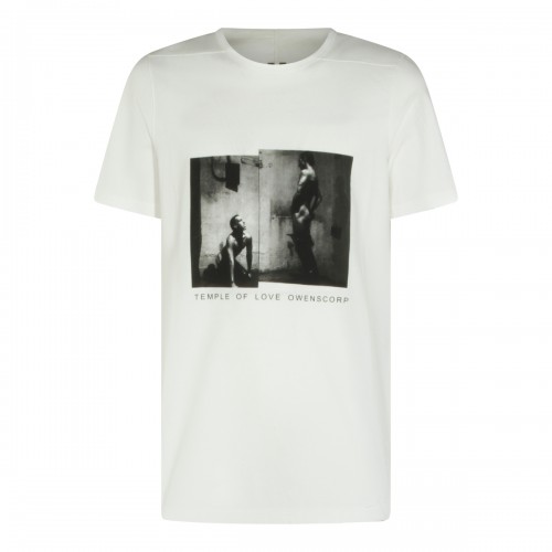 WHITE COTTON LEVEL T-SHIRT