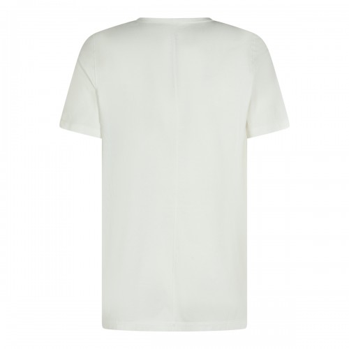 WHITE COTTON LEVEL T-SHIRT
