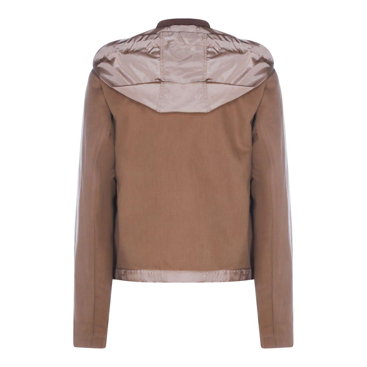 BROWN COTTON ACONITUM CASUAL JACKET