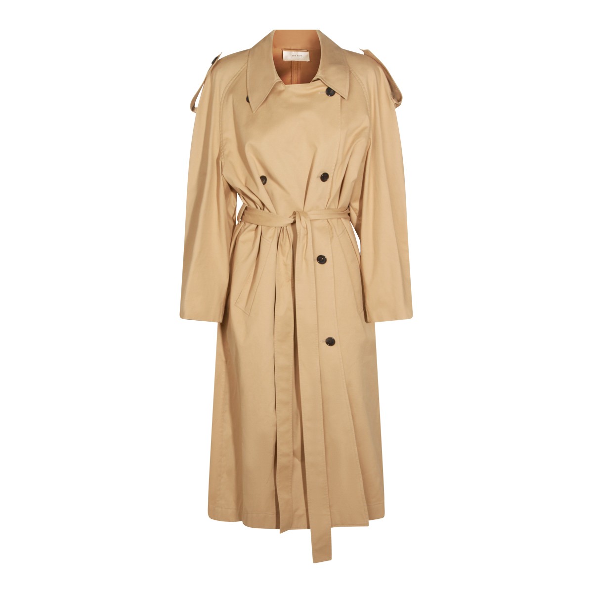 BEIGE COTTON DESTER TRENCH COAT