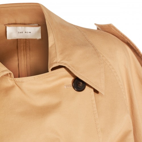 BEIGE COTTON DESTER TRENCH COAT