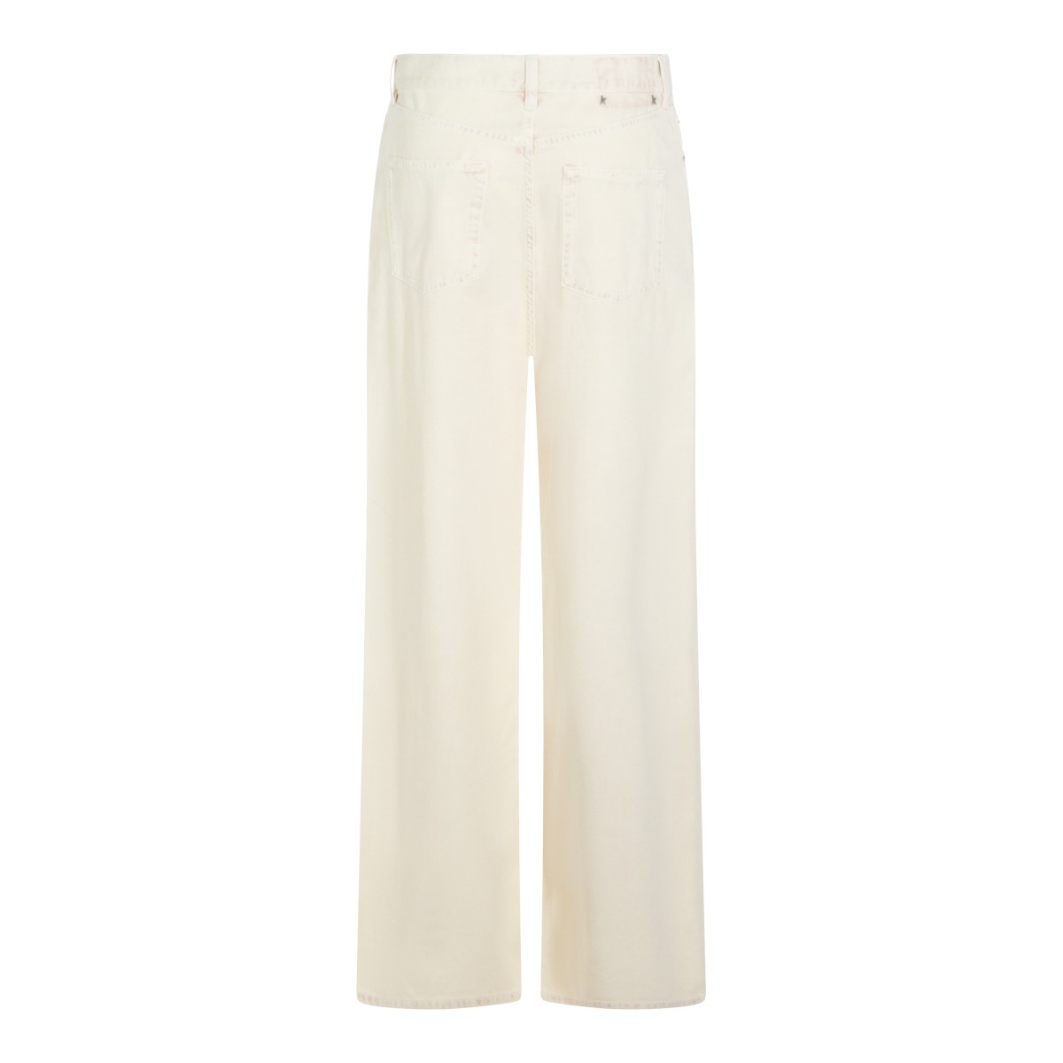 LIGHT BEIGE COTTON JEANS