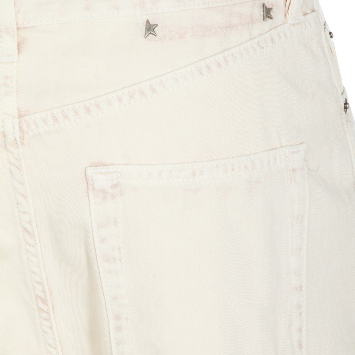 LIGHT BEIGE COTTON JEANS