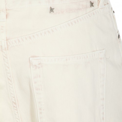 LIGHT BEIGE COTTON JEANS