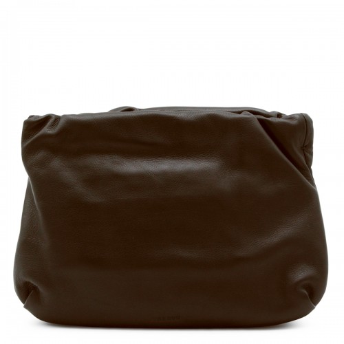 BROWN LEATHER BOURSE...