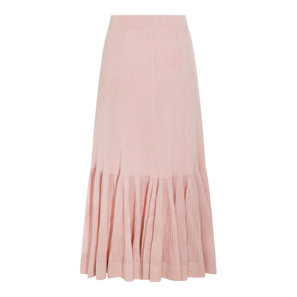 PINK VISCOSE SKIRT