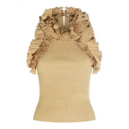 GOLD VISCOSE TOP