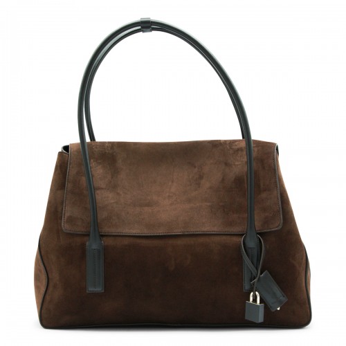 BROWN LEATHER TOTE