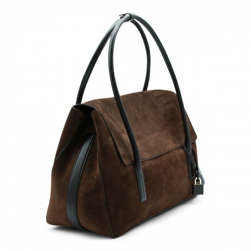 BROWN LEATHER TOTE
