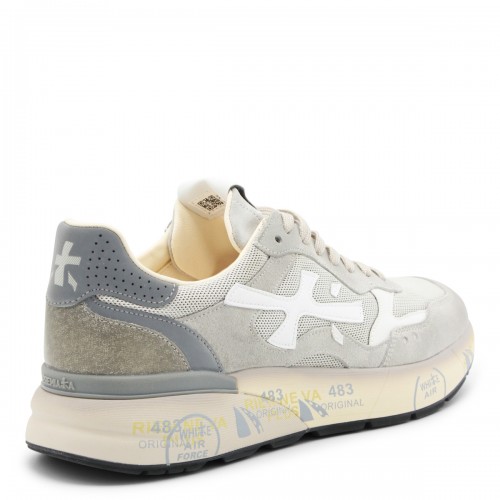 GREY LEATHER MICK SNEAERS