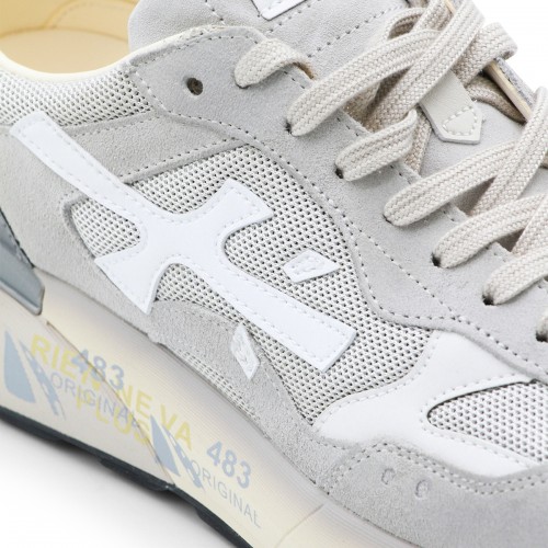 GREY LEATHER MICK SNEAERS