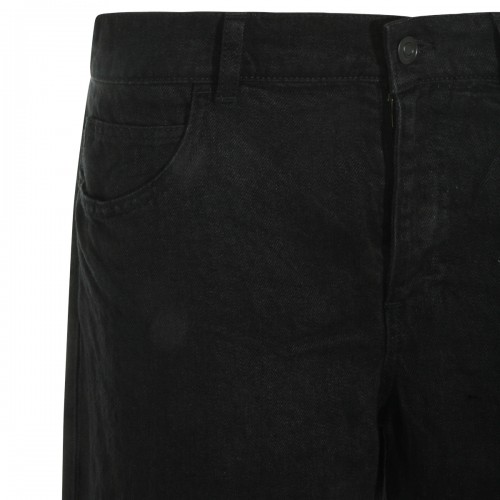 BLACK COTTON EGLITTA DENIM JEANS