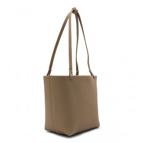 TAUPE LEATHER MEDIUM PARK TOTE